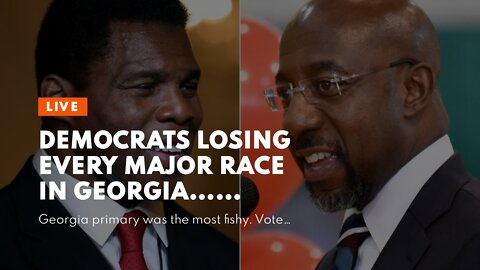 Democrats losing every major race in Georgia… Stacey Abrams trails by 8 pts…