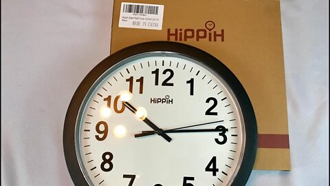 Hippih SILENT Quartz Wall Clock Review