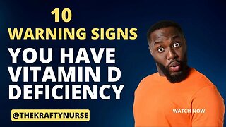 10 WARNING SIGNS : YOU HAVE VITAMIN D DEFIENCY