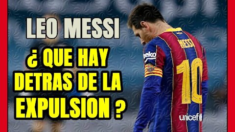 LEO MESSI no debió JUGAR la FINAL y .. acabó desesperado y EXPULSADO ¿qué sucedió?