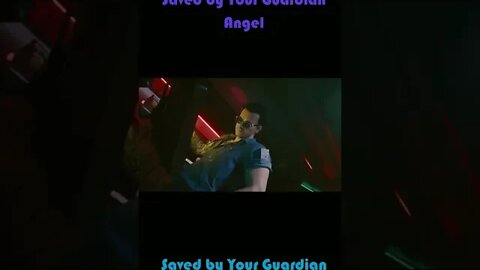 Saved by Your Guardian Angel (cyberpunk) #shorts