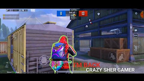 I'M BACK | BGMI MONTAGE VIDEO | CRAZY SHER GAMER #RUMBLE #SHORTS