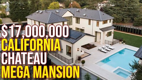 Touring $17,000,000 California Modern Chateau Mansion!!