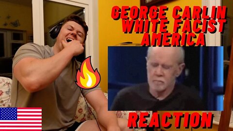 GEORGE CARLIN - WHITE FASCIST AMERICA | ((IRISH GUY REACTION!!))