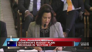 Governor's budget plan: Michigan in 'bottom 5'