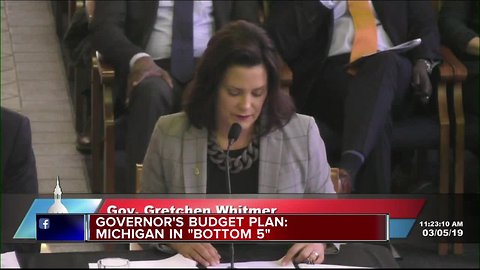 Governor's budget plan: Michigan in 'bottom 5'