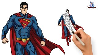 How to Draw Superman DC Comics - Man of Steel Art