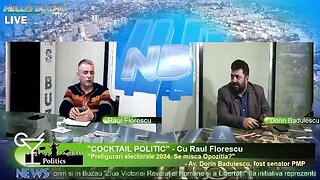 LIVE - TV NEWS BUZAU -"Cocktail politic", cu Raul Florescu. "Prefigurari electorale 2024. Se misc…