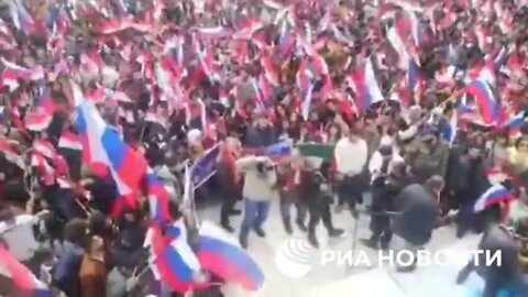 Rally In Support Of Russia Was Held In Latakia, Syria!