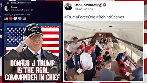 Christian Patriot News: "Trump Just ReTruthed He's "The Real Commander-In-Chief" Scavino adds"