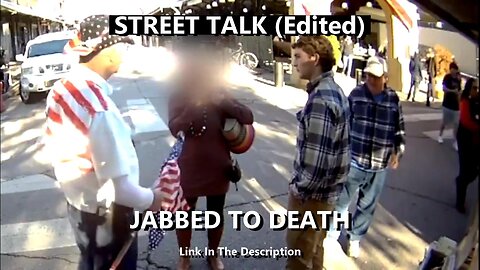 STREET TALK - JABBED TO DEATH.