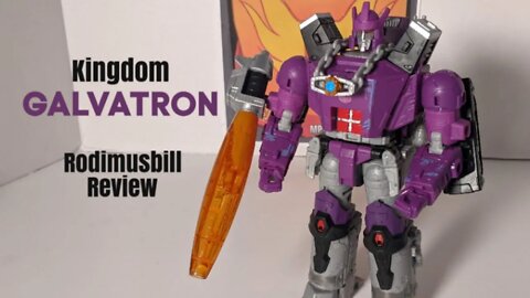 Kingdom GALVATRON WFC Leader Class Figure - Rodimusbill Review (plus a few things no one else shows)