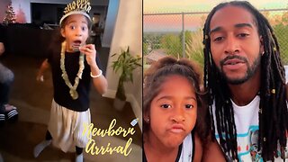 Omarion's Daughter A'Mei Show Off Her Harmonica Skills! 🎼