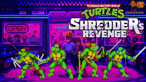 TMNT Teenage Mutant Ninja Turtles Shredder's Revenge | Retrowave Synthwave Music | Tartarugas Ninjas