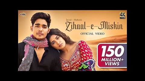 Zihaal e Miskin (Video) Javed-Mohsin | Vishal Mishra, Shreya Ghoshal | Rohit Z, Nimrit A | Kunaal V