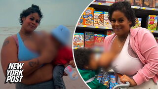 Large-breasted mom slammed for breastfeeding toddler in store sans cover