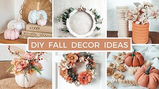 DIY FALL HOME DECOR IDEAS - 6 EASY PROJECTS YOU WANT TO TRY THIS FALL