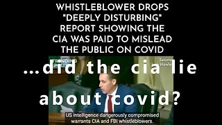 …did the cia lie about covid?