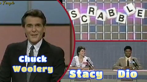 Chuck Woolery | Scrabble | Stacy vs Dio Jennie vs CB | Full Episode | Game Show