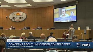 Companies calling on Cape Coral to crack down on unlicensed contractors