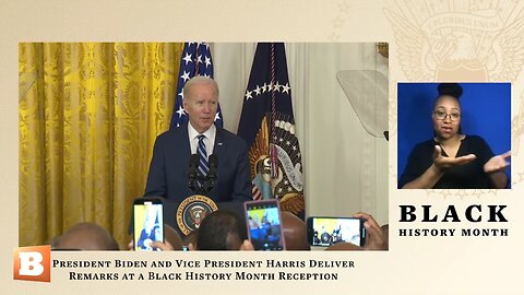 LIVE: President Biden, VP Harris Celebrating Black History Month...