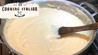 How to Make a Béchamel White Sauce | Cooking Italian with Joe