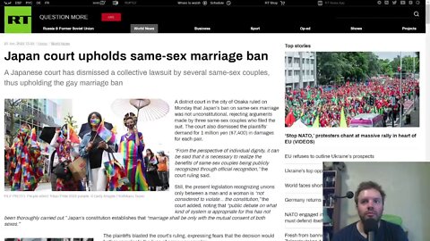 Japan court upholds same-sex marriage ban and how their societal beliefs are different from ours