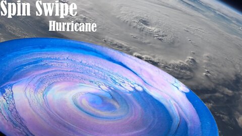 Spin Swipe Hurricane how to | Super EASY | #acrylicpouring @DecoArt LLC Enchanted