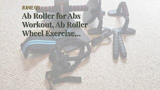 Ab Roller for Abs Workout, Ab Roller Wheel Exercise Equipment for Core Workout, Ab Wheel Roller...
