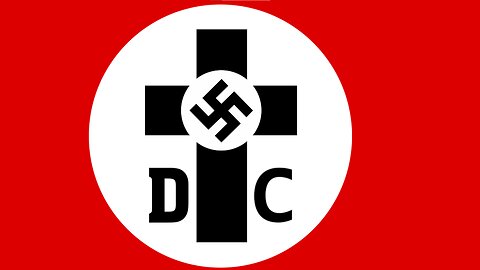 THIS IS THE LOGO OF ARYAN NAZI "POSITIVE CHRISTIANITY" THEIR JESUS IS ROMAN & PERSIAN - King Street News