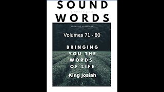 Sound Words, King Josiah