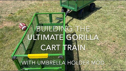 Build the ULTIMATE GORILLA CART TRAIN!!!