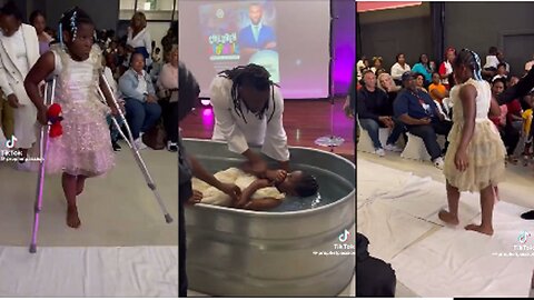 Stop Playing With God! LOL Child Walks After Being Baptized!