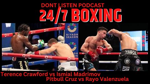 Terence Crawford vs Ismeal Madrimov Pitbull Cruz vs Rayo Valenzuela talk about Sonya Massey