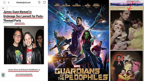 New Guardians of the Pedophiles Movie Shows Kids in Cages Directed by Pedo James Gunn