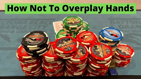 How To Not Overplay Hands - Kyle Fischl Poker Vlog Ep 107