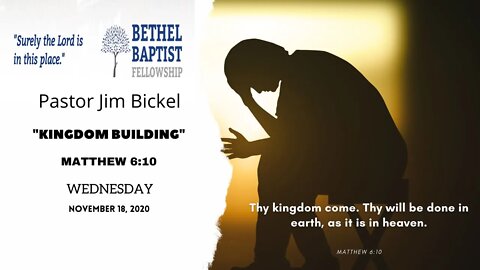 "Kingdom Building" - Wednesday Service 7:30 PM