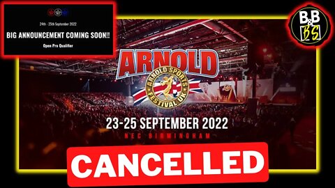 Promoters Pull Out of The Arnold Classic UK!
