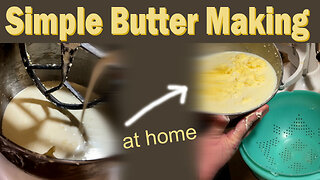 Wholesome Delights: Crafting Your Own Creamy Homemade Butter!