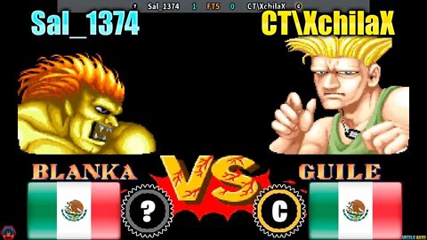 Street Fighter II: The World Warrior (Sal_1374 Vs. CT\XchilaX) [Mexico Vs. Mexico]