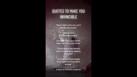 Quotes to make you invincible