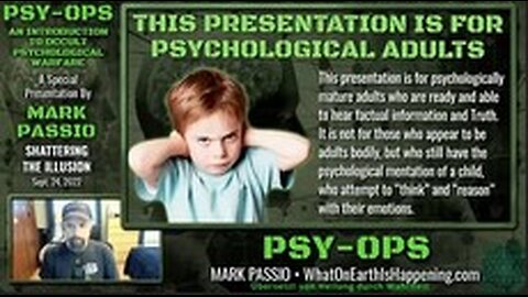 Mark Passio - Psy-Ops, eine Einführung in die okkulte psychologische Kriegsführung