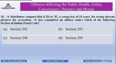 Class 39- Important MCQs on IPC