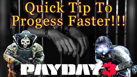 Payday 3: Quick Tip To Progress Your Skill Trees FAST!!! #payday3
