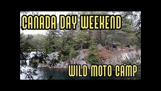 Canada Day Long Weekend Wild Moto Camp 2021 w/ Haventents XL hammock