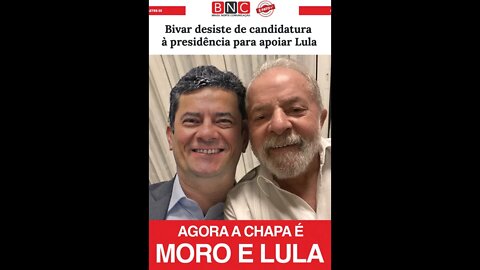 Acertou de novo Moro vai fazer campanha de Lula no Paraná União Brasil Pt #short