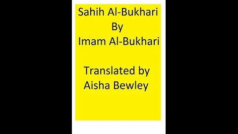 Sahih Al-Bukhari: 56