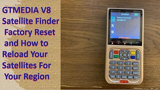 Setting up your region on your GT media satellite finder.