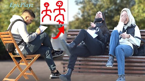 ARTIST WITHOUT TALENT Paint stranger people✍️ - 😂AWESOME REACTIONS