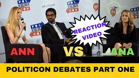 REACTION VIDEO: POLITICON Debates Ann Coulter VS Ana Kasparian Part ONE